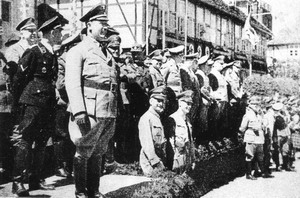 Aufmarsch zum Kreistag der NSDAP 1938 