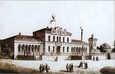 Bahnhof 1857